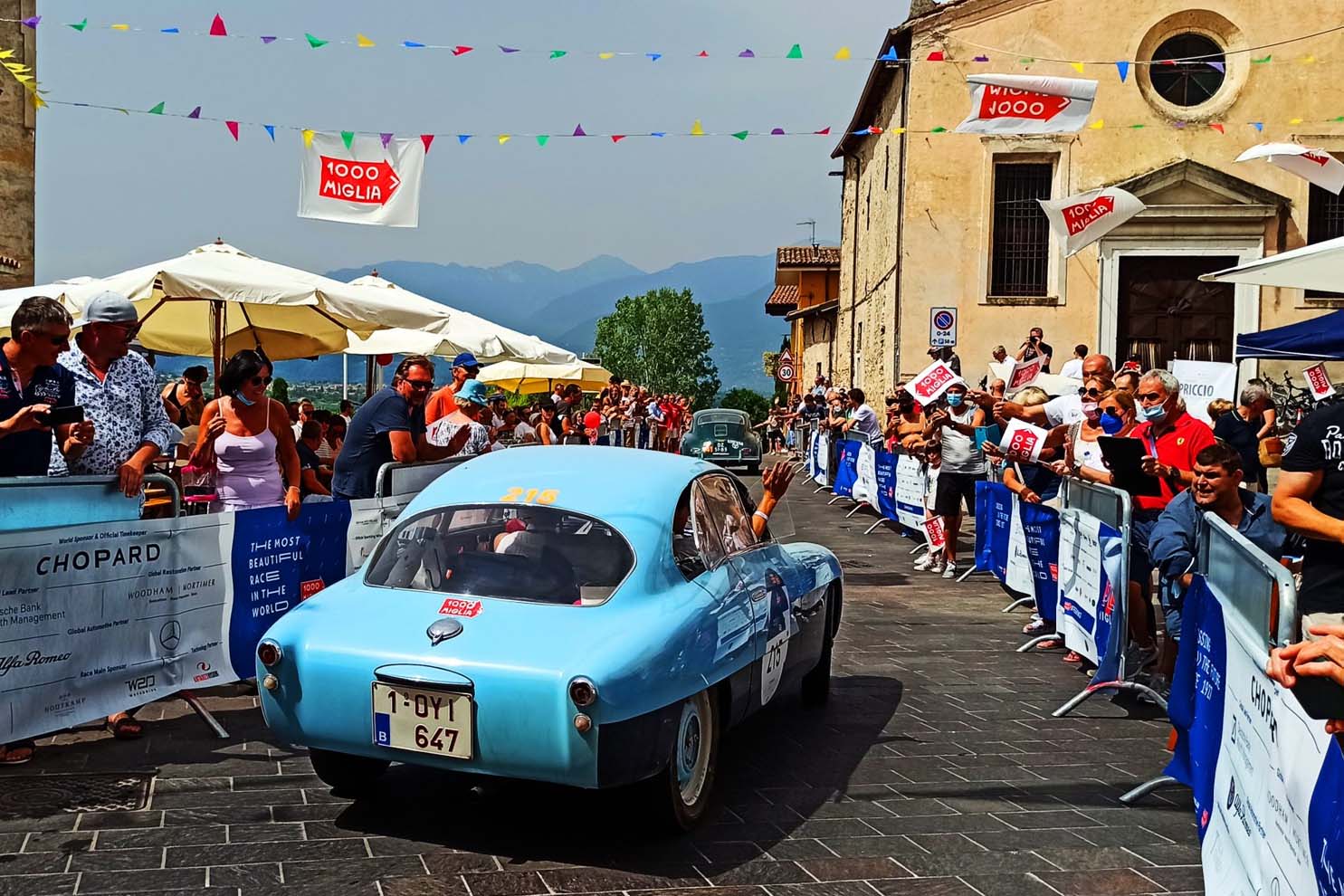 Passaggio 1000 Miglia a Manerba del Garda